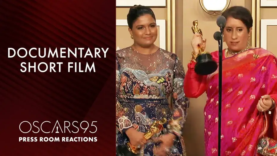 Відео до фільму Заклинателі слонів — Documentary Short | The Elephant Whisperers | Oscars95 Press Room Speech