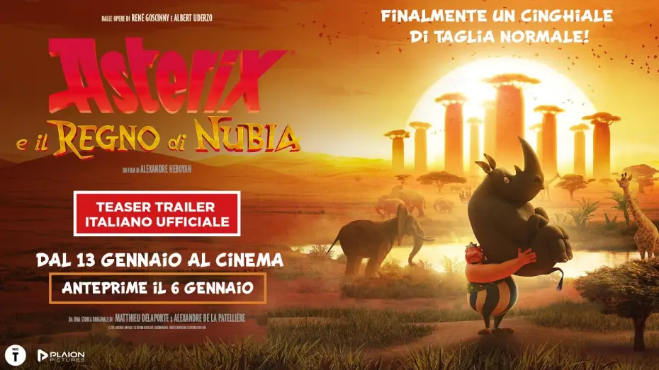 Відео до фільму Astérix - Le Royaume de Nubie — Asterix e il Regno di Nubia | Teaser Trailer Italiano Ufficiale