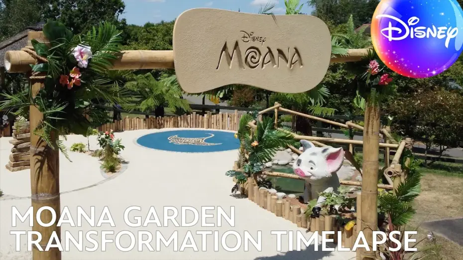 Відео до фільму Ваяна — Moana Garden Transformation | Full Timelapse Build