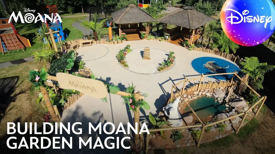 Відео до фільму Ваяна — Bringing Moana’s Island Magic to Life | A Magical Garden Transformation
