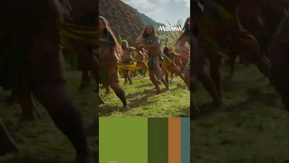Відео до фільму Ваяна — The colours of Moana