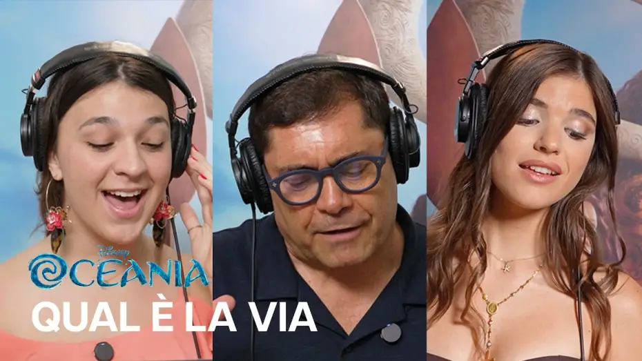 Відео до фільму Ваяна — Oceania | "Qual è la Via" | Dietro le Quinte