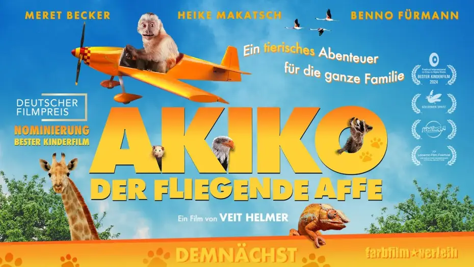 Відео до фільму Akiko, der fliegende Affe — Akiko - der fliegende Affe | Trailer [HD]