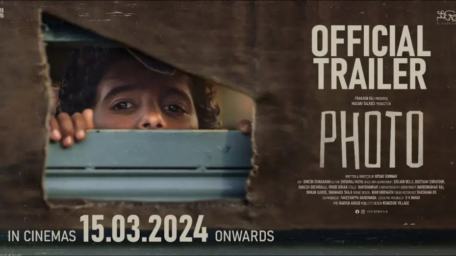 Відео до фільму ಫೋಟೋ — PHOTO - Kannada Film Official Trailer 2024| Prakash Raj| Utsav Gonwar