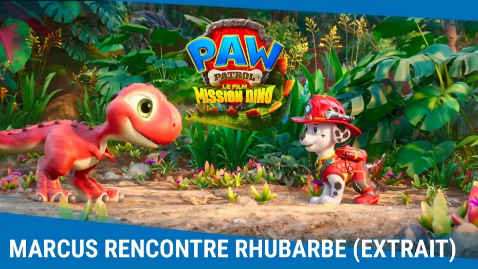 Відео до фільму Щенячий патруль: Динофільм — La Pat' Patrouille : Le Film - Mission Dino (extrait) | Quand Marcus rencontre Rhubarbe