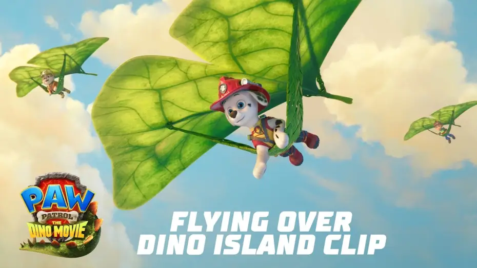 Відео до фільму Щенячий патруль: Динофільм — Flying Over Dino Island Clip