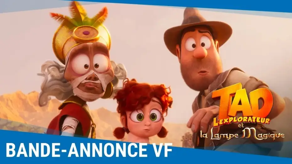 Відео до фільму Тед-мандрівник і Магічна лампа — Tad l'explorateur et la lampe magique - Bande-annonce VF [Au cinéma le 26 août]