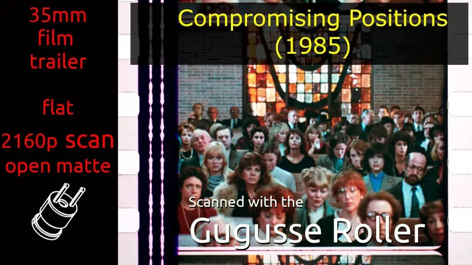 Відео до фільму Compromising Positions — Compromising Positions (1985) 35mm film trailer, flat open matte, 2160p