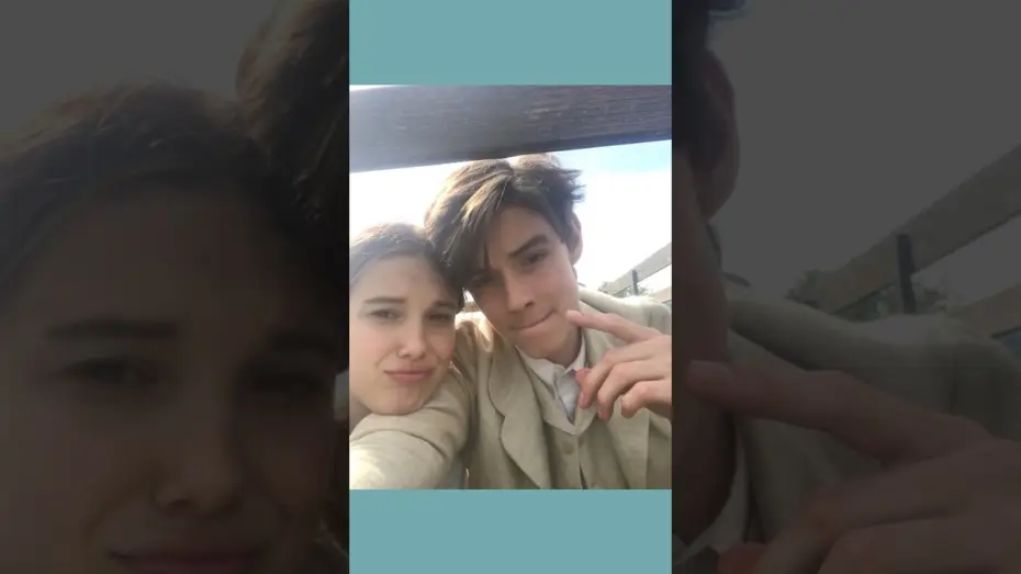Відео до фільму Енола Холмс 3 — Millie Bobby Brown and Louis Partridge recreate THE photo