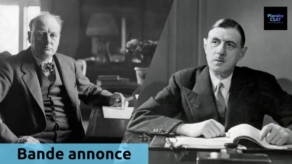 Відео до фільму De Gaulle vs Churchill : M&eacute;moires de guerre, guerre des m&eacute;moires | De Gaulle vs. Churchill : M&eacute;moires de guerre, guerres de m&eacute;moires | bande annonce | Toute l'Histoire