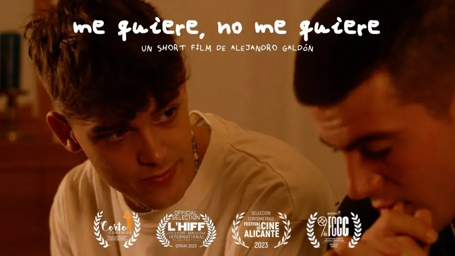 Відео до фільму Me quiere, no me quiere — 'me quiere, no me quiere' (2022) - a gay short film by Alejandro Galdón