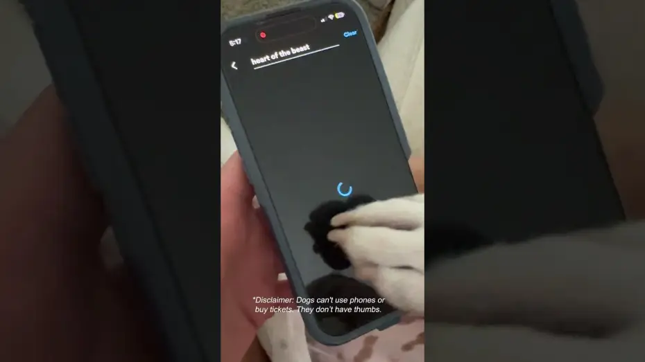 Відео до фільму Серце звіра — Dogs can’t buy tickets but you can.