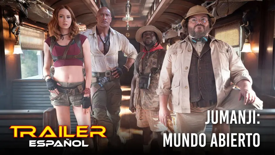 Відео до фільму Джуманджі: Велика втеча — Jumanji: Mundo abierto - Tráiler español