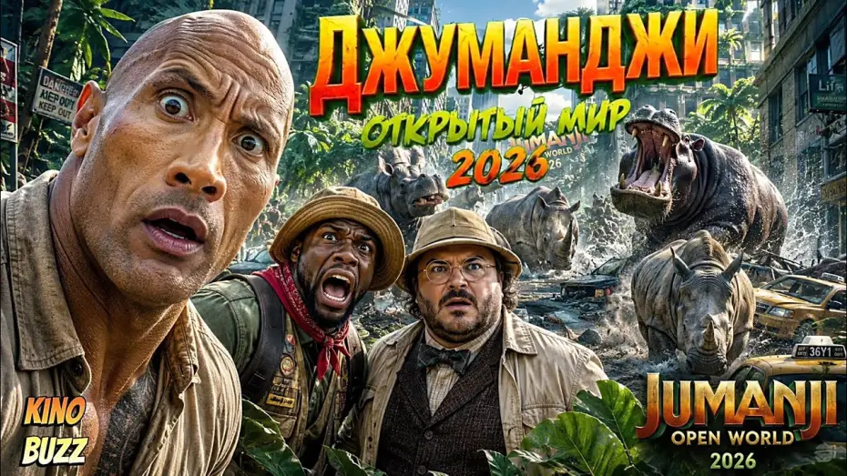 Відео до фільму Джуманджі: Велика втеча — ДЖУМАНДЖИ: ОТКРЫТЫЙ МИР (2026)