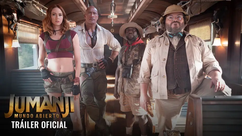 Відео до фільму Джуманджі: Велика втеча — Jumanji: Mundo Abierto | Tráiler Oficial español. Exclusivamente en cines el 25 de diciembre.