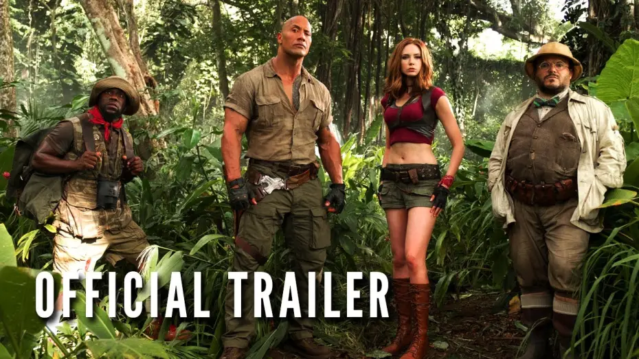 Відео до фільму Jumanji 3 — JUMANJI: WELCOME TO THE JUNGLE - Official Trailer (HD)