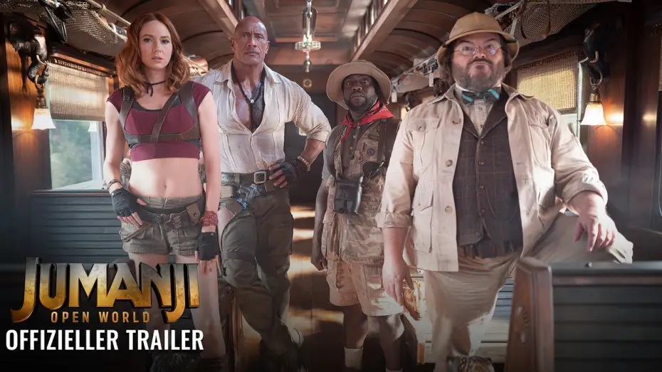 Відео до фільму Джуманджі: Велика втеча — Jumanji Open World – Offizieller Trailer (Kinostart: 23.12.2026)