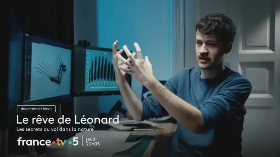 Відео до фільму Le rêve de Léonard : Les secrets du vol dans la nature — Le rêve de Léonard les secrets du vol dans la nature  Bande annonce France 5