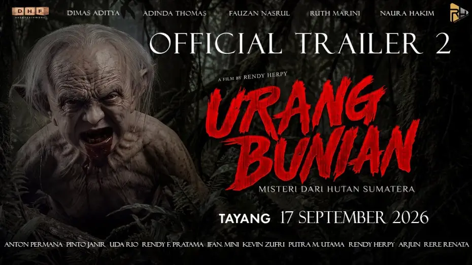 Відео до фільму Urang Bunian: Misteri dari Hutan Sumatera — URANG BUNIAN | OFFICIAL TRAILER 2 | 17 September 2026 di Bioskop