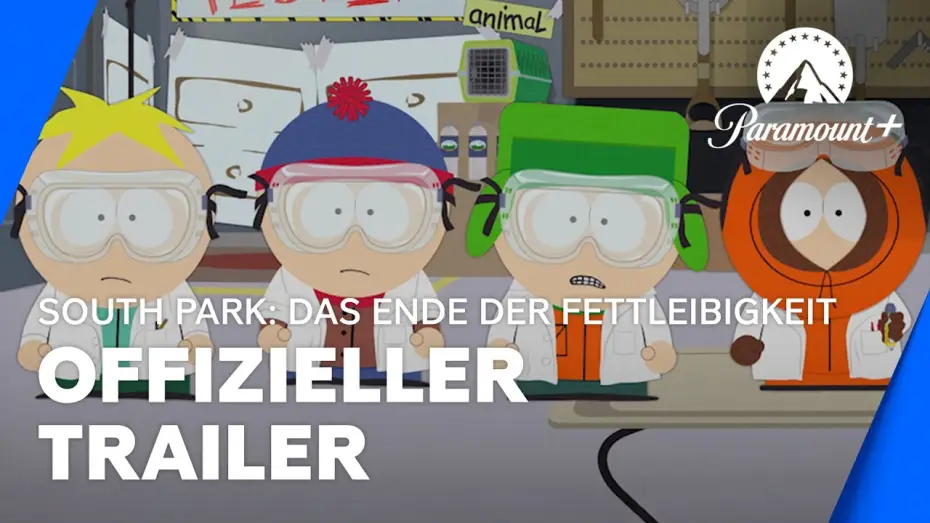 Відео до фільму Південний Парк: Кінець ожиріння — South Park: Das Ende der Fettleibigkeit (Offizieller Trailer) | Paramount+ Deutschland