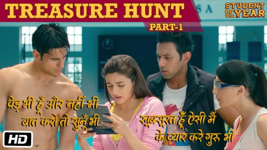 Відео до фільму Студент року — The Treasure Hunt: Part 1 - Student Of The Year - Sidharth Malhotra, Alia Bhatt & Varun Dhawan