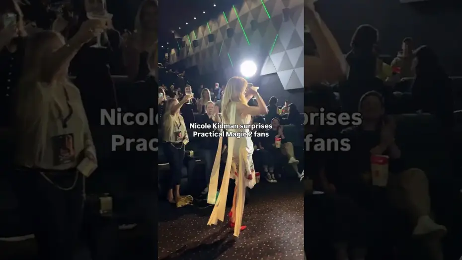 Відео до фільму Практична магія 2 — Nicole Kidman appeared to surprise fans at a special screening of PRACTICAL MAGIC 2 in Australia!