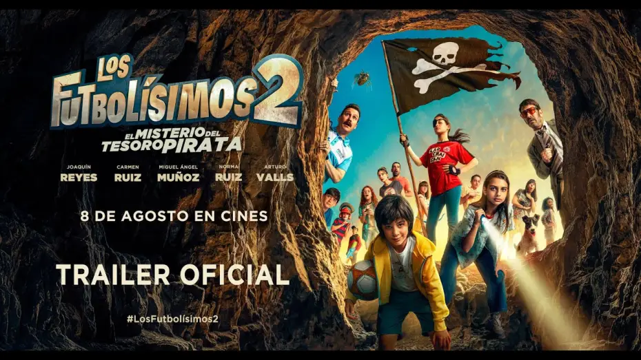 Відео до фільму Los futbolísimos  2 y el misterio del tesoro pirata — LOS FUTBOLÍSIMOS 2: EL MISTERIO DEL TESORO PIRATA. Tráiler oficial. 8 de agosto en cines.