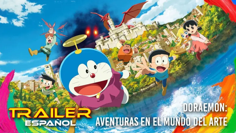 Відео до фільму 映画ドラえもん のび太の絵世界物語 — Doraemon: Aventuras en el mundo del arte - Tráiler español