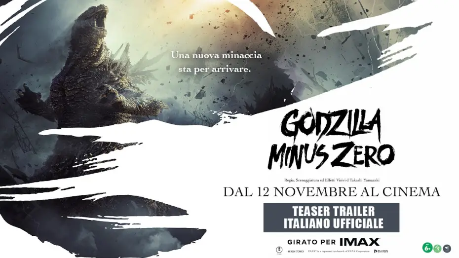 Відео до фільму Ґодзілла: Мінус нуль — Godzilla Minus Zero | Teaser Trailer Italiano Ufficiale