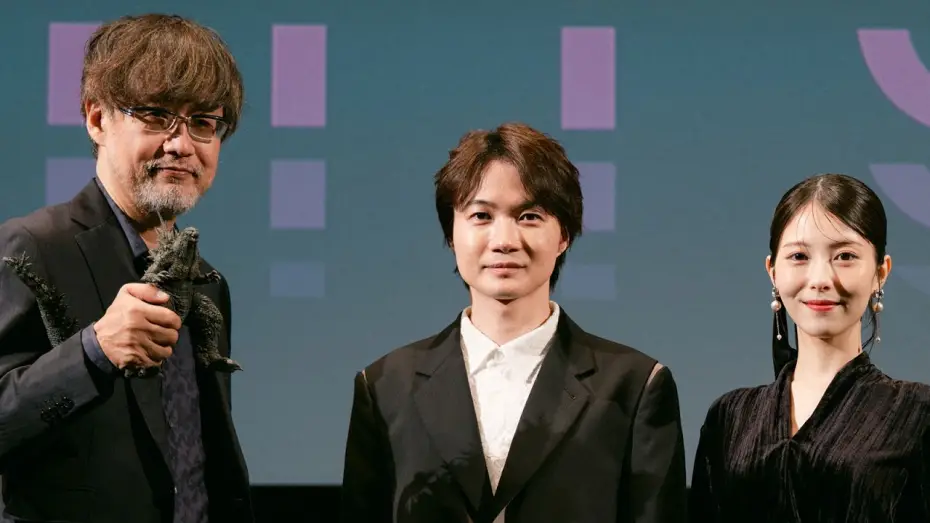 Відео до фільму Ґодзілла: Мінус нуль — Takashi Yamazaki, Ryunosuke Kamiki, and Minami Hamabe on Godzilla Minus Zero