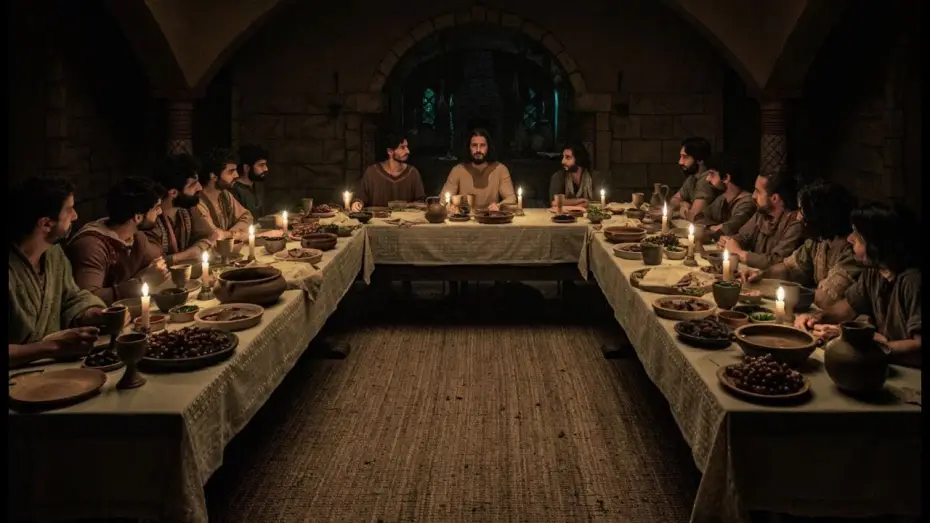 Відео до фільму The Chosen: Last Supper — THE CHOSEN DAS LETZTE ABENDMAHL | TEASER