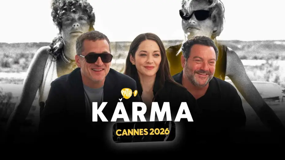Відео до фільму Karma — CANNES 2026 - Interview x KARMA (Guillaume Canet, Marion Cotillard, Denis Ménochet)
