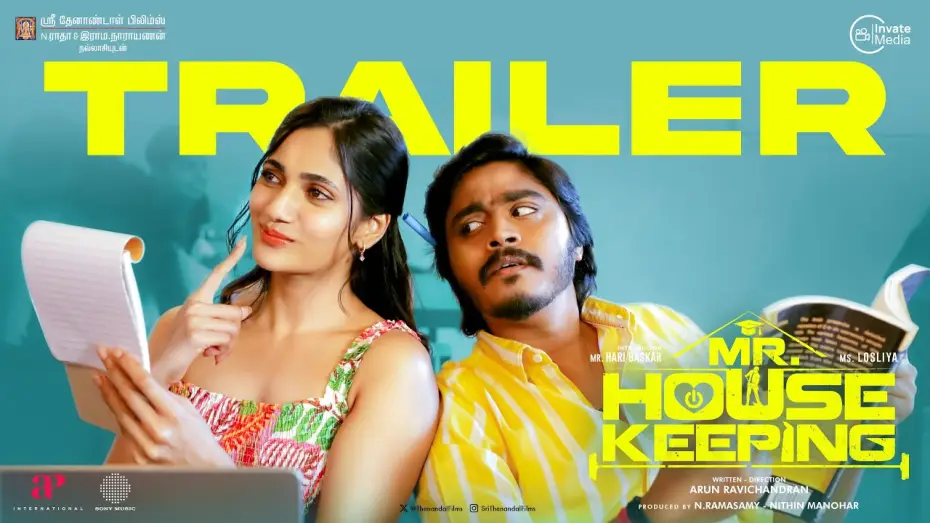 Відео до фільму Mr. Housekeeping — Mr.Housekeeping- Trailer | Hari Baskar, Losliya | Arun Ravichandran | N Ramasamy,Nithin