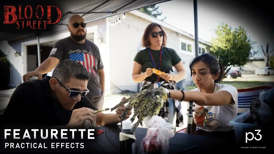 Відео до фільму BLOOD STREET — "Behind-the-Scenes of Blood Street Practical Effects Featurette"