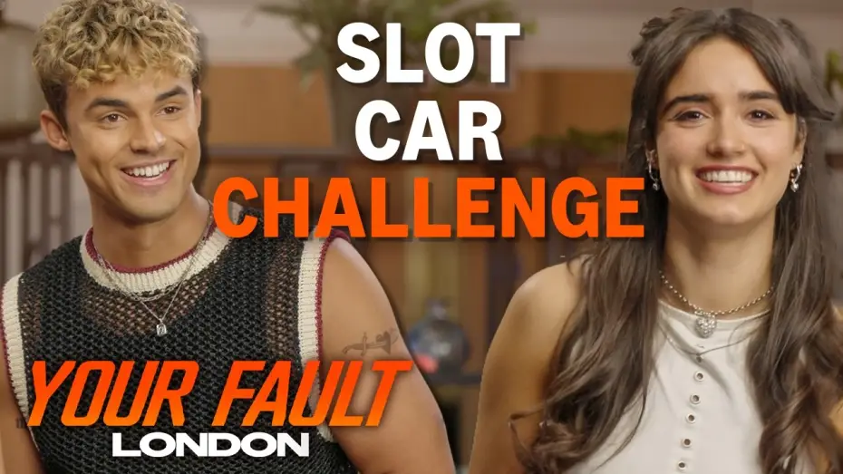 Відео до фільму Твоя провина: Лондон — Asha Banks & Matthew Broome Race Each Other In A Slot Car Challenge