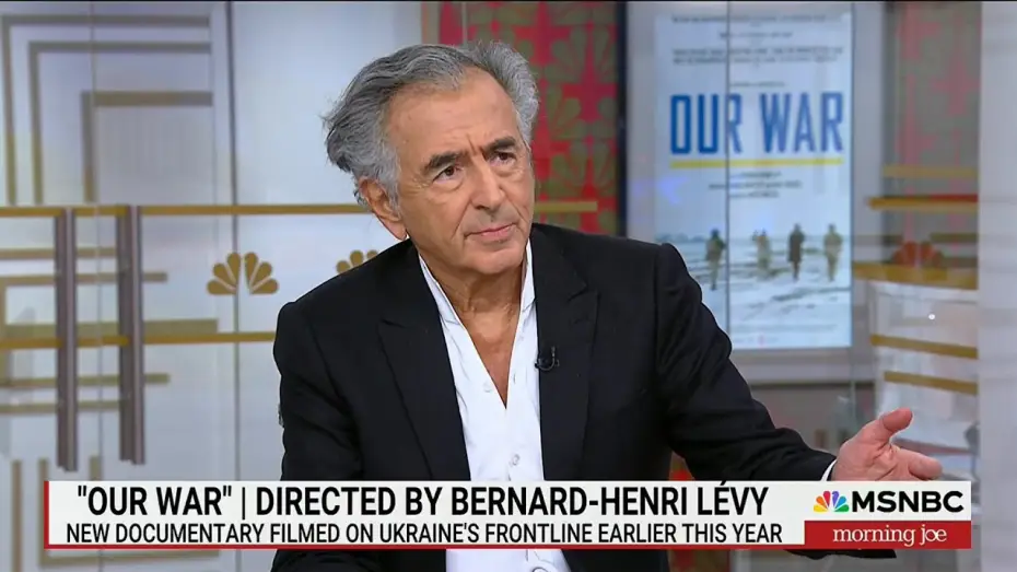 Відео до фільму Notre Guerre — Bernard-Henri Lévy - MSNBC Morning Joe : "Our War" & war in Ukraine (June 12, 2025)