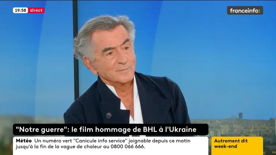 Відео до фільму Notre Guerre — Bernard-Henri Lévy – France Info : "Notre Guerre", guerre en Ukraine & Iran (28 juin 2025)