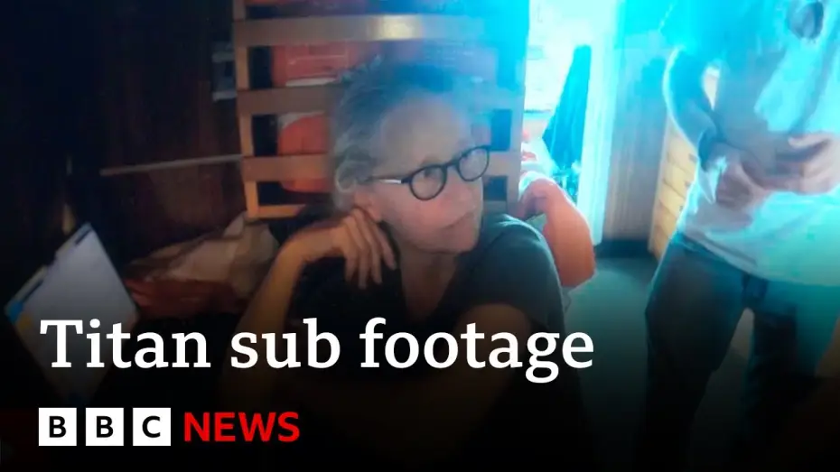 Відео до фільму Implosion: The Titanic Sub Disaster — Titan submersible footage captures moment of implosion | BBC News
