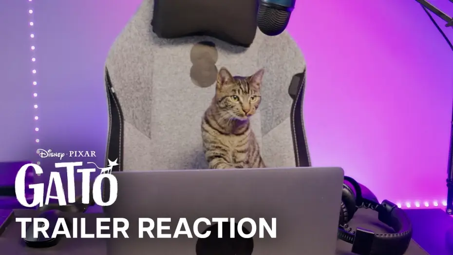 Відео до фільму Ґатто: Дев'ять життів Неро — REAL CATS REACT to Pixar's Trailer for Gatto