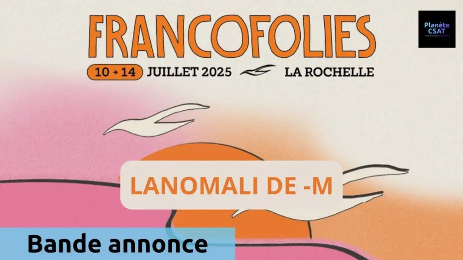 Відео до фільму Lamomali avec -M- aux Francofolies de La Rochelle — Lamomali de -M-, en concert aux Francofolies | bande annonce | France 4