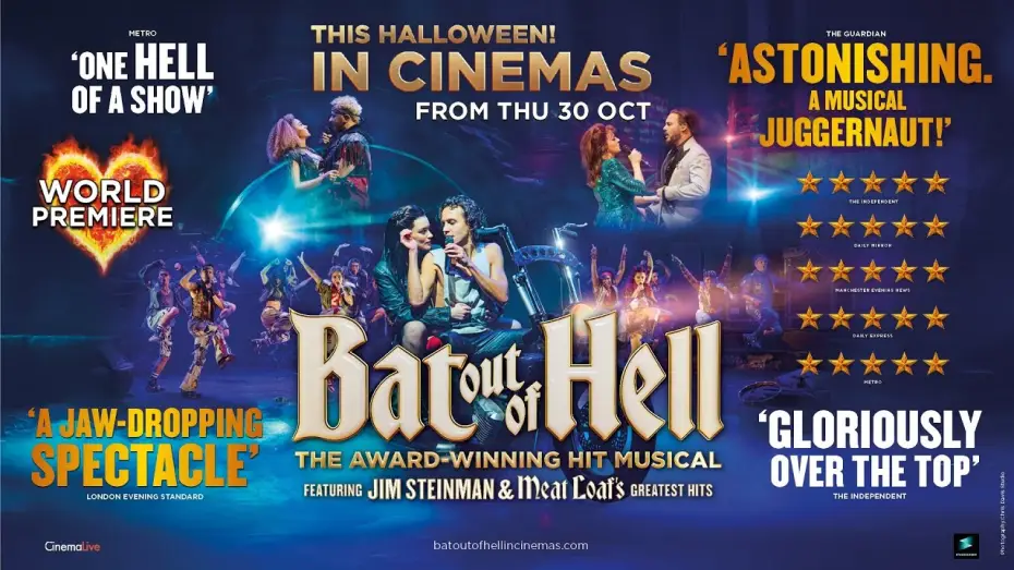 Відео до фільму Bat Out of Hell: The Musical — Bat Out of Hell The Musical - In UK & Irish Cinemas from Thursday 30th Oct 2025