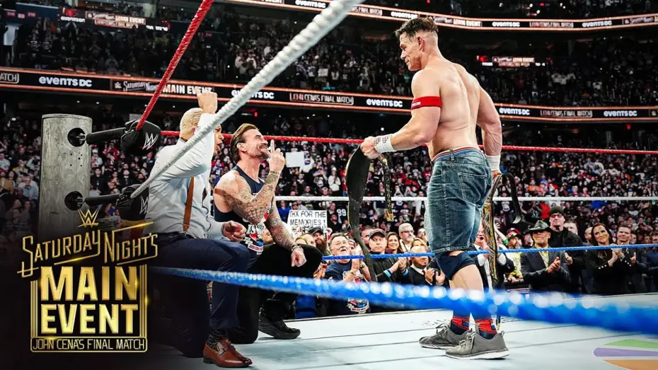 Відео до фільму Saturday Night's Main Event - John Cena's Final Match — John Cena shares a moment with CM Punk and Cody Rhodes
