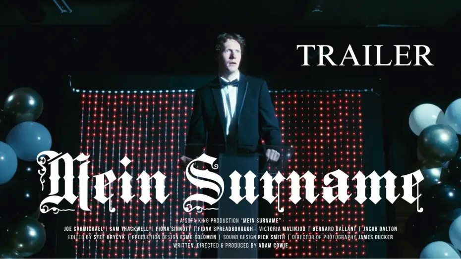 Відео до фільму Mein Surname — Mein Surname | Trailer 4K | Comedy Short Film about a guy whose surname is Hitler