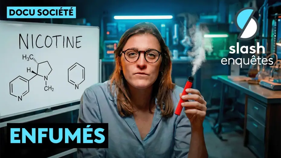 Відео до фільму Enfumés, j'ai infiltré l'industrie de la vape — J'ai infiltré l'industrie de la vape et découvert ses stratégies cachées