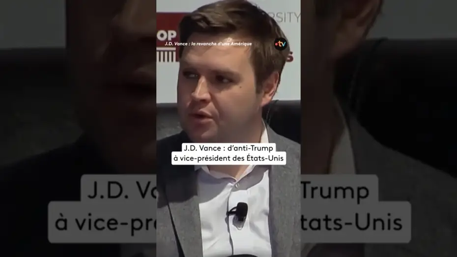 Відео до фільму J.D. Vance : la revanche d'une Amérique — J.D. Vance : d’anti-Trump à vice président des États-Unis
