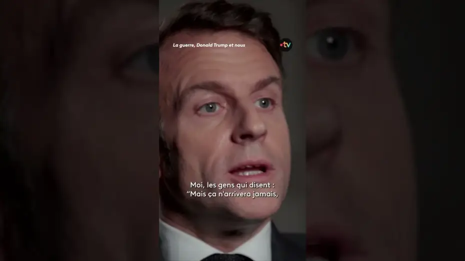Відео до фільму La Guerre, Donald Trump et nous : 2025, l'année de tous les dangers — Les confessions de Macron sur la menace russe