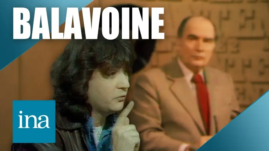 Відео до фільму Daniel Balavoine : 40 ans déjà — La colère de Daniel Balavoine face à François Mitterrand | Archive INA
