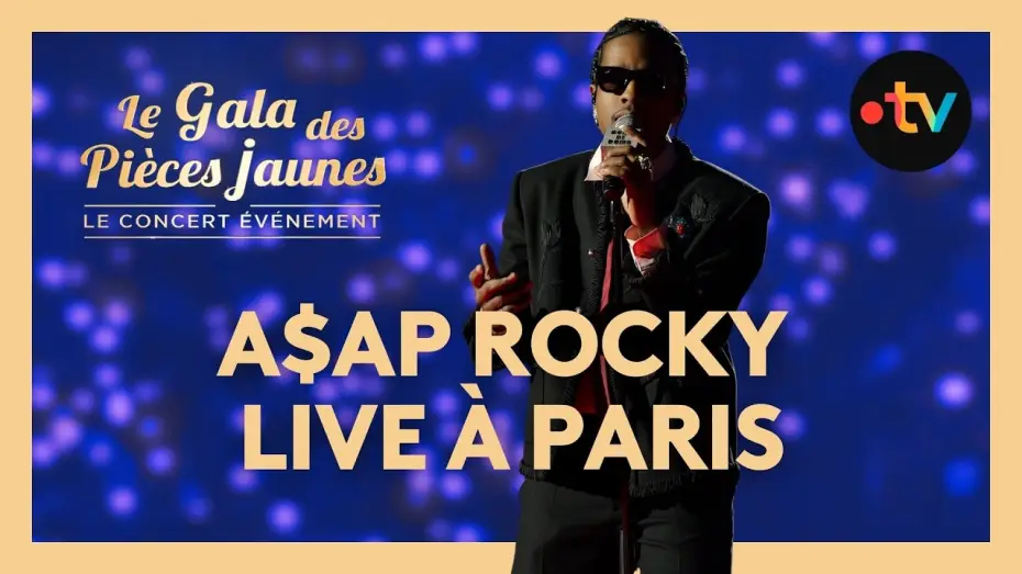 Відео до фільму Le Gala des Pièces Jaunes 2026 : Le concert événement — A$AP Rocky - Robbery, I smoked away my brain… live au Gala des Pièces Jaunes 2026