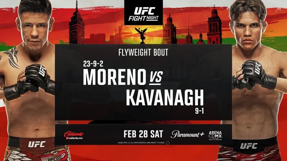 Відео до фільму UFC Fight Night 268: Moreno vs. Kavanagh — UFC Mexico: Moreno vs Kavanagh - February 28th | Fight Promo