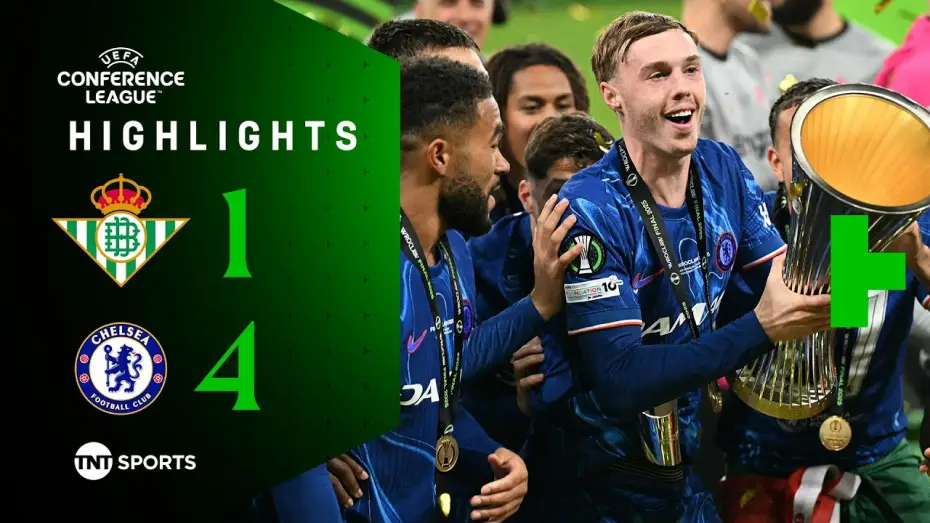 Відео до фільму Chelsea FC - Season Review 2024/25 — Real Betis 1-4 Chelsea - Conference League